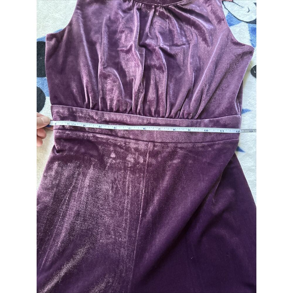 Ava & Yelly Nordstrom Girls Size 14 Mock Neck Velour Jumpsuit Purple Elegant NWT - Picture 10 of 16